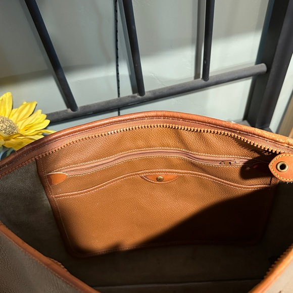 Dooney & Bourke Tan and Brown Laptop Bag - Picture 9 of 15